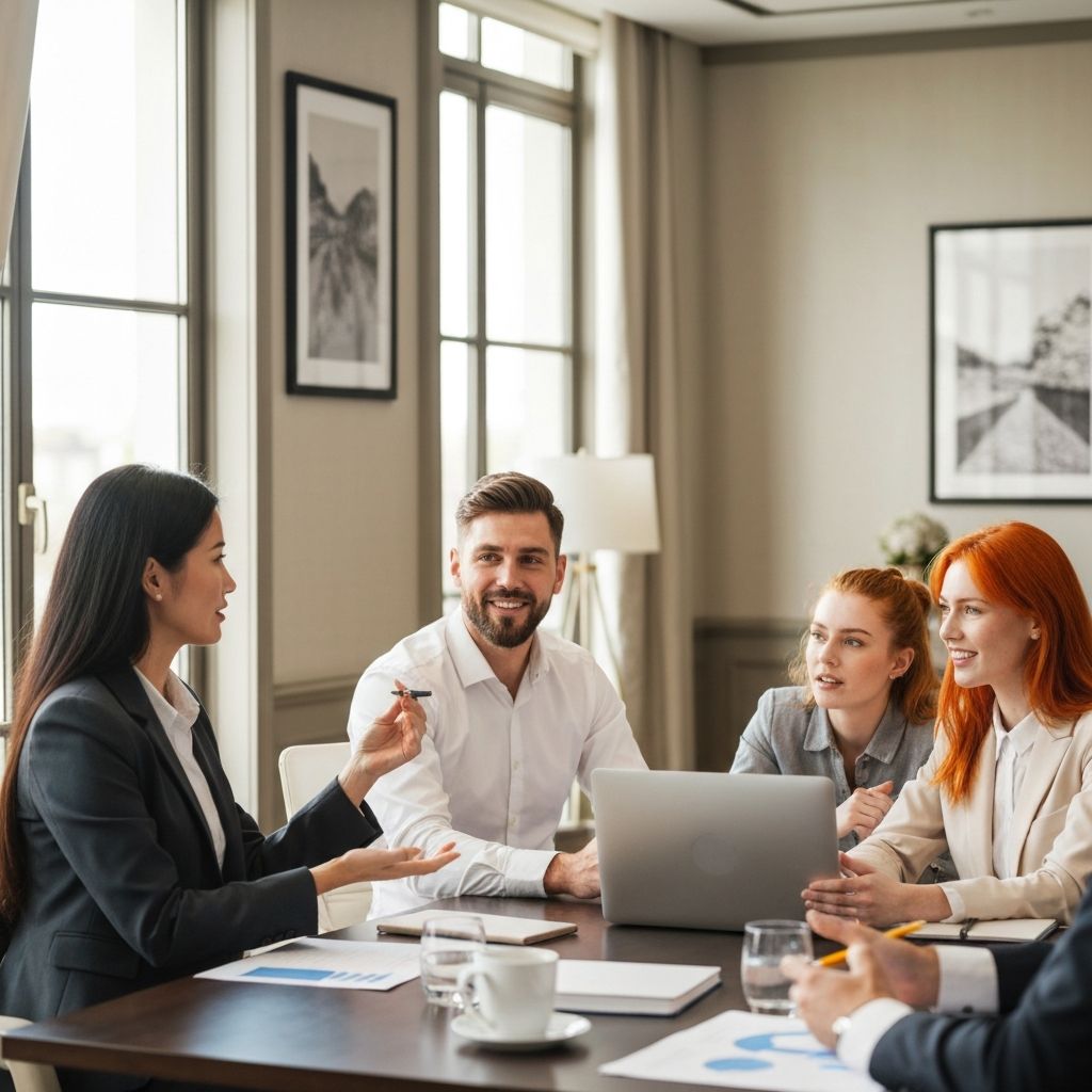 Business consulting strategy session